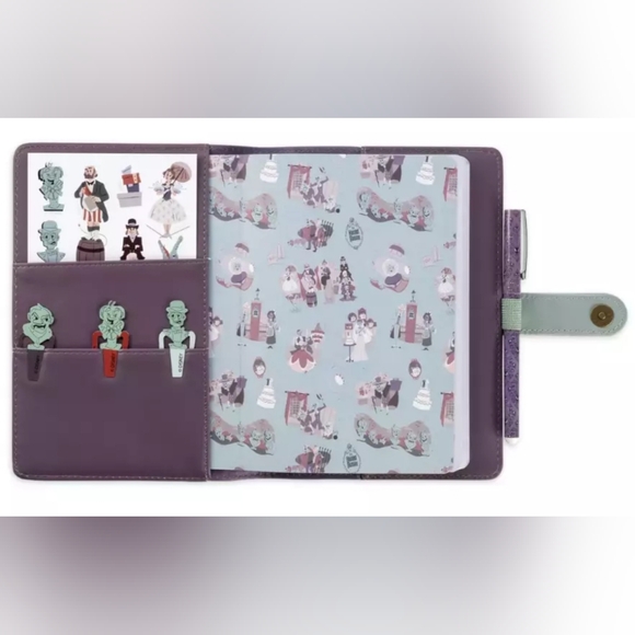 SEALED Disney World Haunted Mansion Journal Notebook Set "Call In The Spirits" - Picture 5 of 5